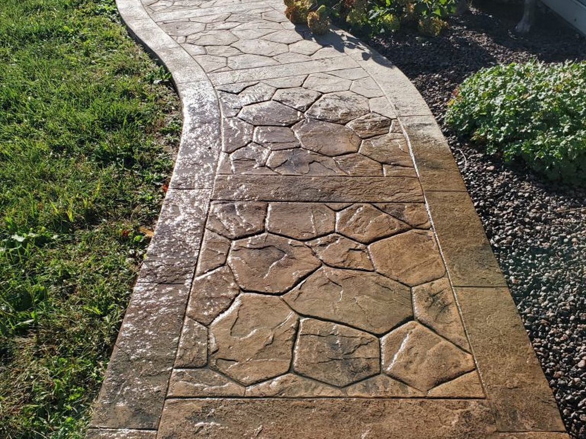 Concrete Sealing before and after